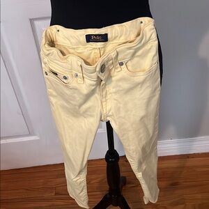 Polo by Ralph Lauren Yellow Skinny Jeans